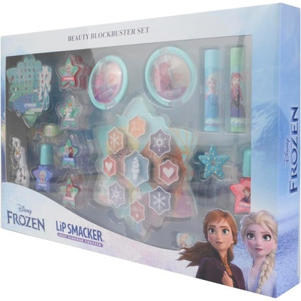 Lip Smacker Frozen Blockbuster Set All-in-One Makeup Giftset for Kids Princess Look