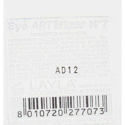 Layla Cosmetics Eye Art Extreme Eyeshadow No. 7 1.3oz