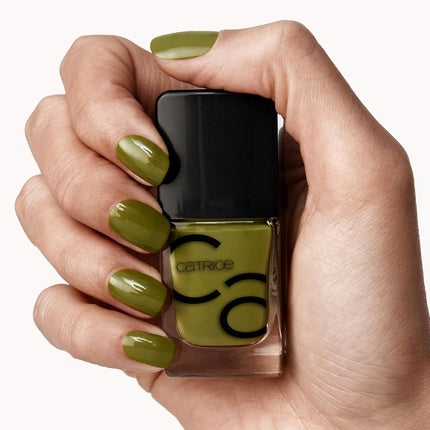 Catrice ICONAILS Gel Lacquer Nail Polish No. 176 Green Long-Lasting Glossy Acetone-Free Vegan Without Microplastic Particles Without Preservatives 10.5ml