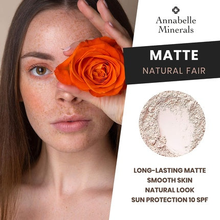 Annabelle Minerals Mattifying Mineral Foundation Natural Fair 10g