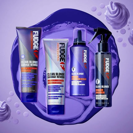 Fudge Hair Violet Toning Tri Blow Matte Finish Spray 150ml Purple