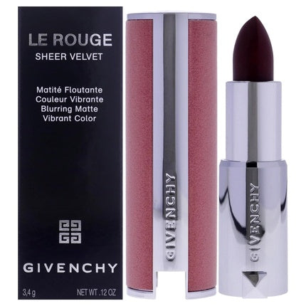 Givenchy Le Rouge Sheer Velvet Matte Lipstick N39 Rouge Grenat for Women 0.11 oz