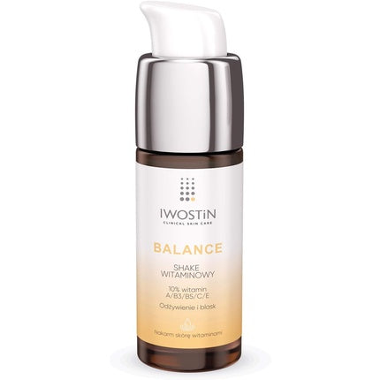 Iwostin Balance Shake Vitamin Complex (A, E, B3, B5, C) Face Serum Nutrition & Glow 30ml