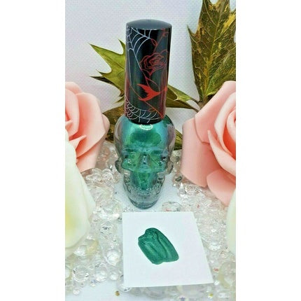 Revolution Skull Dark Pearl Green Nail Polish - Monster