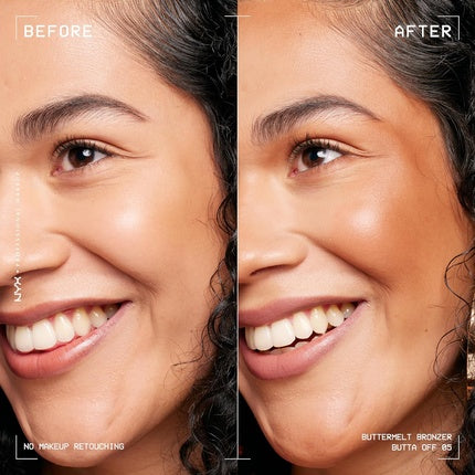 NYX PROFESSIONAL MAKEUP Matte Buttermelt Bronzer Longwear Face Makeup Vegan Formula Butta Off 05 0.17 Ounce