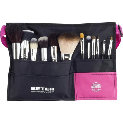 Beter Adjustable Belt with 12 Makeup Brushes 300g - Set of 12 Brushes