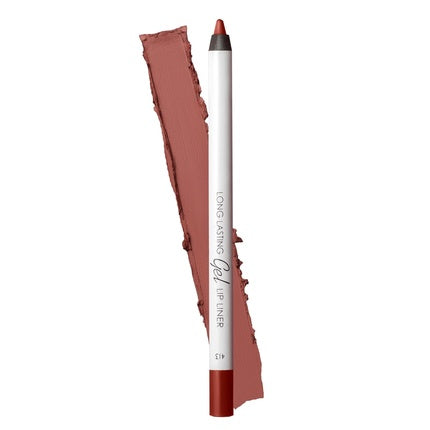 Matte Gel Lip Liner Pencil Weightless Creamy Texture Longwear Waterproof High Pigmented Flawless Finish Cruelty-free Paraben-Free 413 1.7g/0.05oz - Chilli