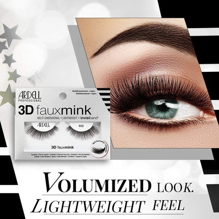 ARDELL Professional 3D Faux Mink 859 Synthetic Vegan Eyelashes