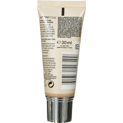 Maybelline Affinitone Unifying Foundation Cream 30ml 17 Rose Beige