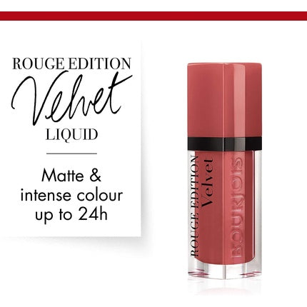 Bourjois Rouge Edition Velvet Liquid Lipstick 12 Beau Brun Nudes 6.7ml
