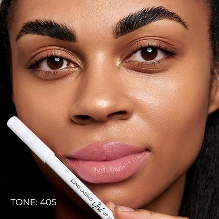 Lamel Gel Lip Liner Sharpenable Pencil Long-lasting Formula Waterproof Smudge-Proof Precision 1.7g Tea Rose