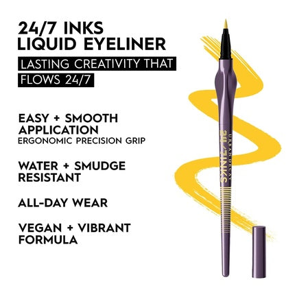 Urban Decay 24/7 Inks Liquid Eyeliner Pen Water-Resistant Smudge-Resistant All Day Wear Vegan Formula Precision Tip with Ergonomic Grip Mucho Mucho