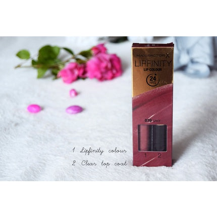 Max Factor Lipfinity Long-Lasting Lip Color Lipstick with Glossy Finish - Choose Shade