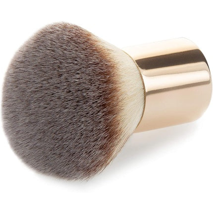 TB Tools for Beauty Kasho018 T4B Kashoki 200 Kabuki Brush for Face Gold Pink Makeup Brush with Synthetic Taklon Fibers and Black Comfortable Brush Holder