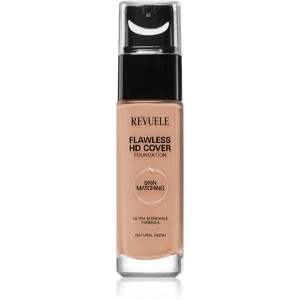 Revuele Flawless HD Cover Foundation - 02 Vanilla, 33 ml