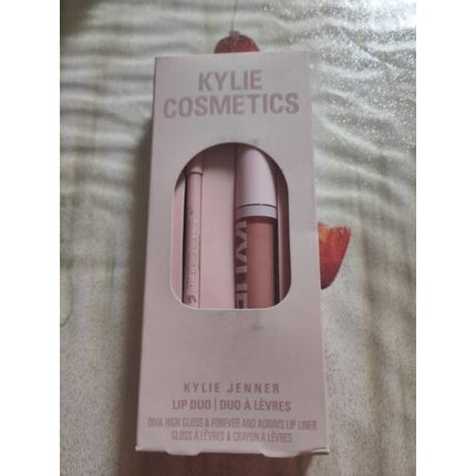 Kylie Jenner Liquid Lipstick High Shine 319 Diva with Lip Liner