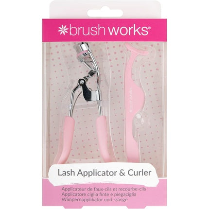 Brushworks Lash Applicator & Curler Pink & Silver