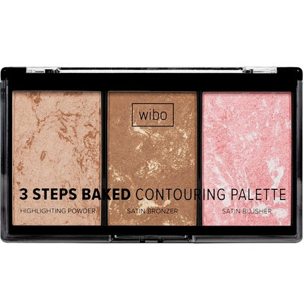 Wibo Wibo3 Steps Baked Contouring Palette - 10g