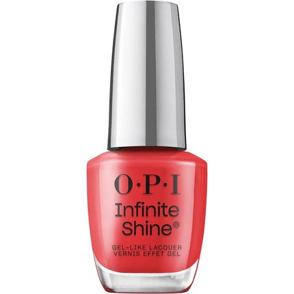 OPI Nail Polish Infinite Shine Long-wear System 2nd Step Gel-Like Nail Varnish Big Apple Red 15ml Cajun Shrimp