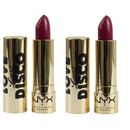 NYX Love Lust Disco Satin Sparkle Lipstick 02 Foxy Mama 3.5g