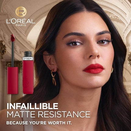 L'Oréal Paris Liquid Lipstick Intense Color Long-Lasting Formula with Hyaluronic Acid 5.00ml