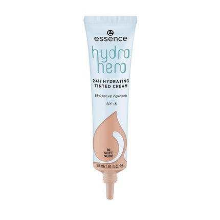 Essence Hydro Hero 24h Hydrating Tinted Cream Foundation 30ml Nr.10 Soft Nude