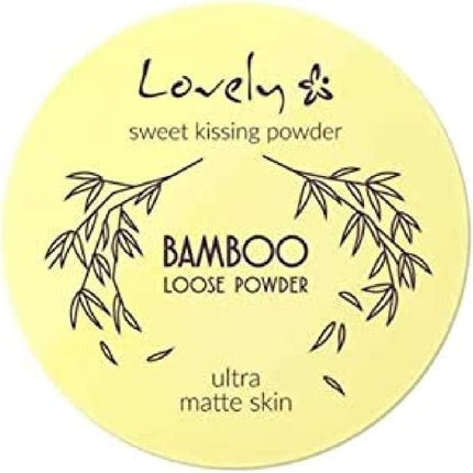Lovely Sweet Kissing Powder Bamboo Loose Powder Ultra Matte - 5.5g