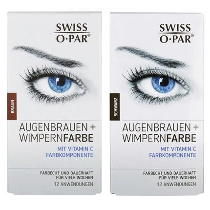 Swiss O Par Eyebrow and Eyelash Color Set with Vitamin C