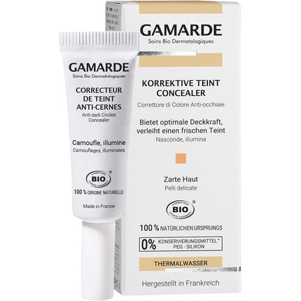 GAMARDE Bio-Kosmetik Concealer Vegan Natural Cover Cream 6ml