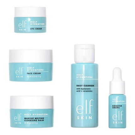 elf SKIN Hydrated Ever After Skincare Mini Kit Cleanser Makeup Remover Moisturizer & Eye Cream