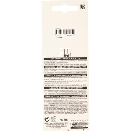Maybelline Fit Me concealer makeup 35 Deep 6.8ml