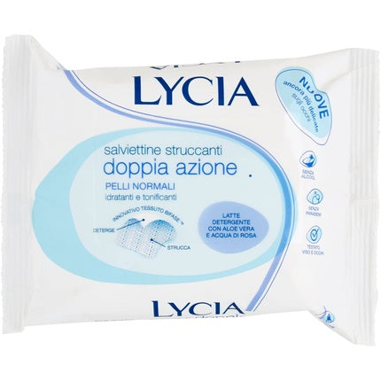 Lycia Cleansing Wipes for Normal Skin 20 Pieces