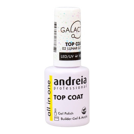 Andreia Galactic Top Coat Nº 02 Lunar Glitter Nail Polish 105ml