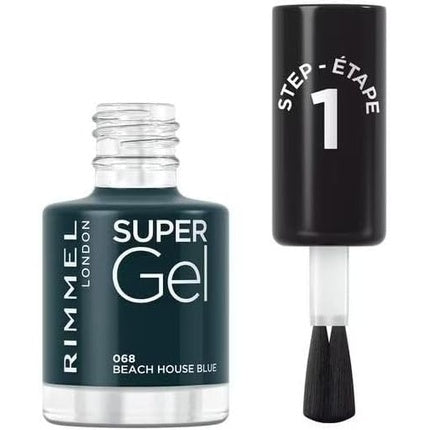 Rimmel Super Gel Nail Polish 068 Beach House Blue