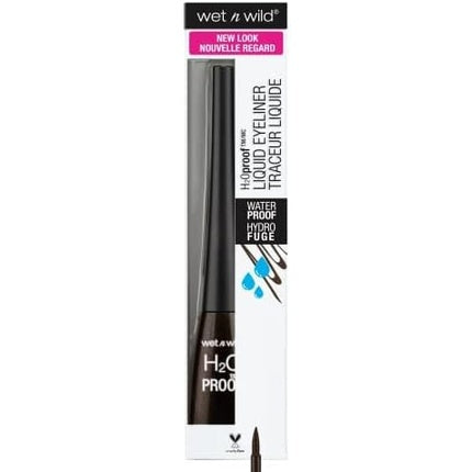 Wet N Wild H2O Proof Felt Tip Liquid Eyeliner Waterproof and Stain-Proof