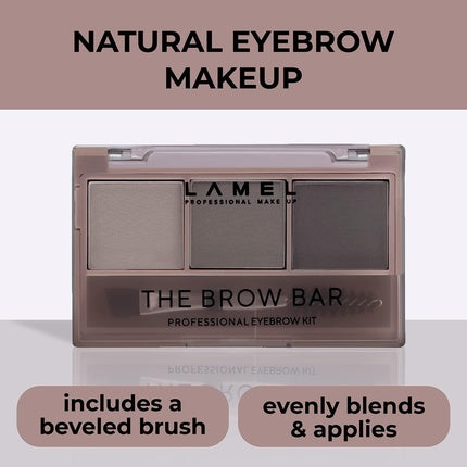 Lamel The Brow Bar Brow Creator Kit Universal Shades 4.5g Mid Brown