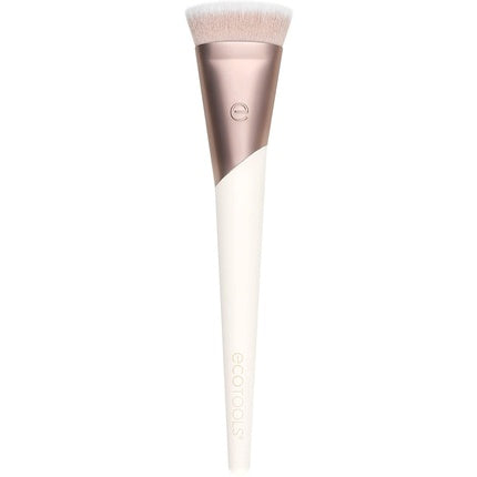 EcoTools Luxe Flawless Foundation Makeup Brush for Liquid Makeup Pink