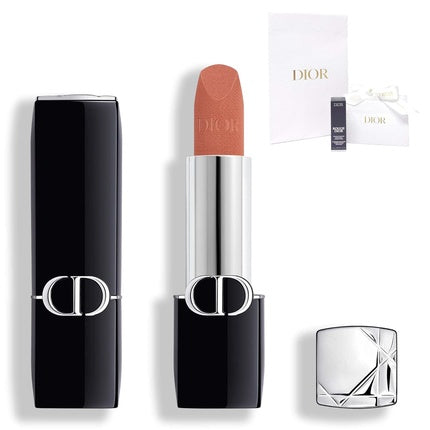 Dior Rouge Couture Color Lipstick Floral Lip Care 200 Nude Touch Velvet