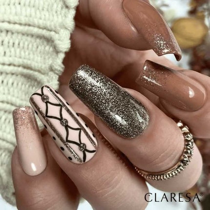 Claresa Soak Off Uv/Led Full Glitter Hybrid Nail Polish 2 5g