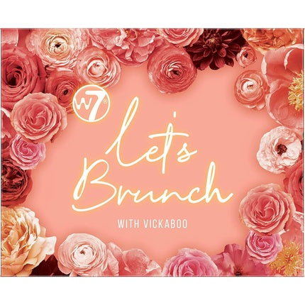 W7 Let's Brunch With Vickaboo Eyeshadow Palette 12 Colors Vegan Cruelty Free Makeup by W7 Cosmetics