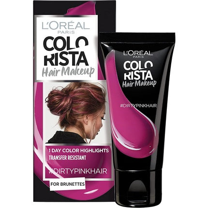 Colorista Hair Makeup Semi-Permanent Color for Brunettes Dirty Pink 30ml