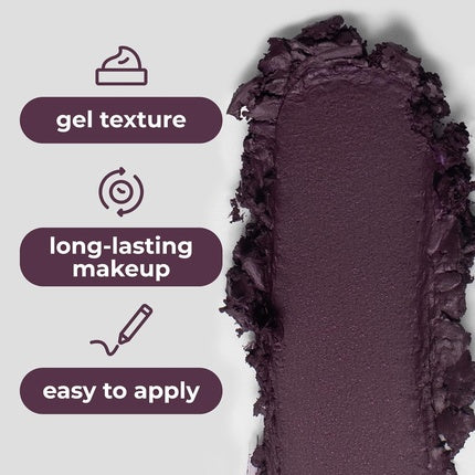 Long Lasting Gel Eyeliner Smudgeproof Waterproof High Pigment Formula 404 1.4g 0.05oz Purple