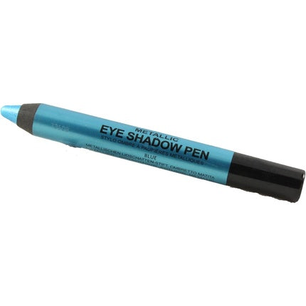 Blue Metallic Eye Shadow Pen Blendable Soft Strong Metallic Eye Colour