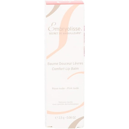 Embryolisse Secret De Maquilleurs Comfort Lip Balm Pink Nude for Women 0.08 Oz