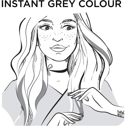 L'Oreal Colorista Hair Makeup Silver Gray Brunette Temporary Hair Color 30ml