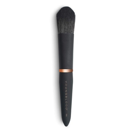 Youngblood Clean Luxury Cosmetics Luxe Foundation and Face Brushes Liquid Powder Foundation Brush Concealer Brush Highlight and Contour Brush Vegan Cruelty-Free