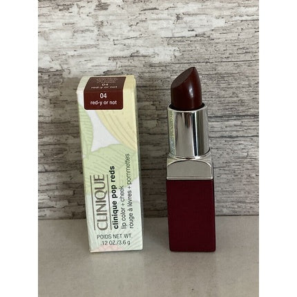 Clinique Pop Reds Gloss lipstick 04 Red-y or Not 3.6g