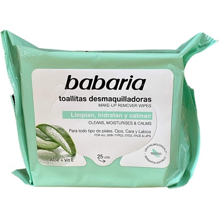 Toallitas Desmaquilladoras Aloe Vera