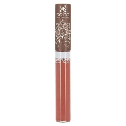 Boho Green Make-Up Liquid Matte Organic Lipstick 6ml Vegan Lip Gloss 101 Morning Rose