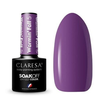 Claresa Soak Off Uv/Led Warming Fall Hybrid Nail Polish 5g
